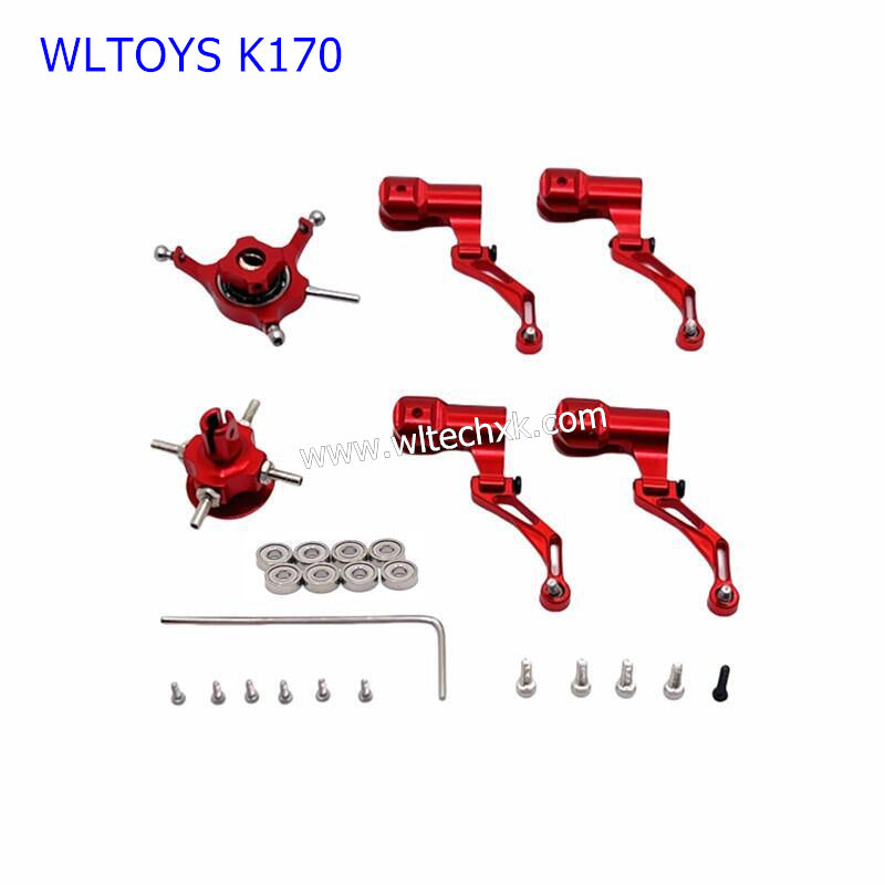WLTOYS K170 Helicopter Upgrade Parts Rotor Disc Crosshead  RED