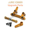10-JJRC C8805 Upgrade Parts Metal Steering Kit+Servo Rod+Servo Arm Gold