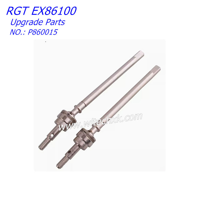 RGT EX86100 Upgrade Parts Universal Transmission Shaft 2Strips P860015  SILVER