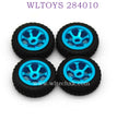 Upgrade parts of WLTOYS 284010 RC Car Metal Wheel Assembly blue