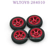 Upgrade parts of WLTOYS 284010 RC Car Metal Wheel Assembly red