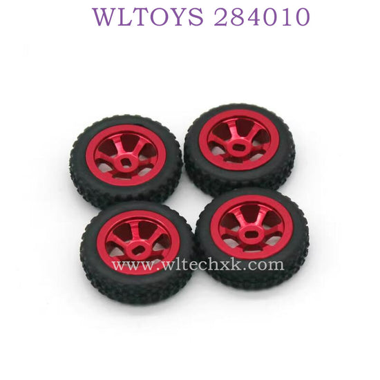 Upgrade parts of WLTOYS 284010 RC Car Metal Wheel Assembly red