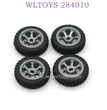 Upgrade parts of WLTOYS 284010 RC Car Metal Wheel Assembly titanium