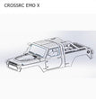 CROSSRC EMO X Parts Blue Body Assembly CS-97401095