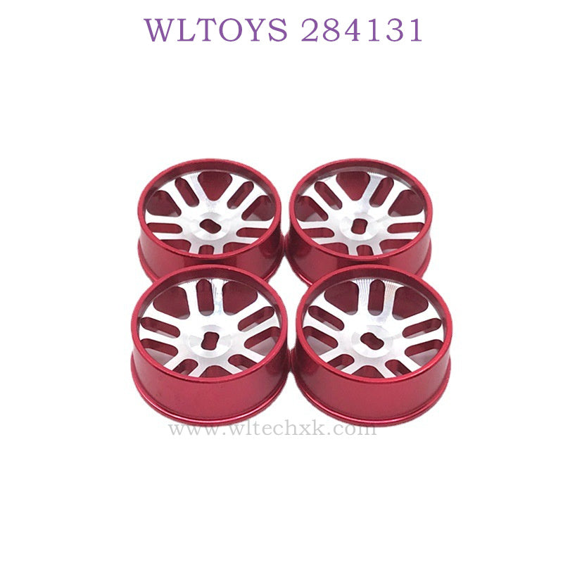 WLTOYS 284131 1/28 RC Car Upgrade Parts Metal Hub red