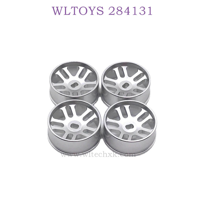 WLTOYS 284131 1/28 RC Car Upgrade Parts Metal Hub silver