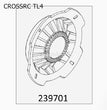 CROSSRC TL4 Parts Front Wheel Hub Cover 239701 CS-97401382
