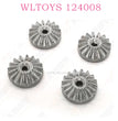 Original part of WLTOYS 124008 1/12 RC Car 1155 16T Differential Big Bevel Gear