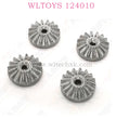 Original WLTOYS 124010 RC Car part 1155 16T Differential Big Bevel Gear