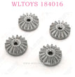 WLTOYS 184016 1/18 RC Car Original parts 1155 16T Differential Big Bevel Gear
