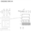 CROSSRC EMO X4 Parts Body Assembly CS-97401287-3