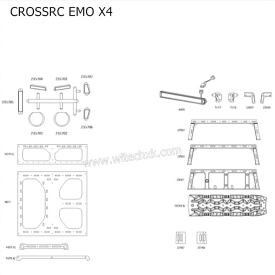CROSSRC EMO X4 Parts Body Assembly CS-97401287-3