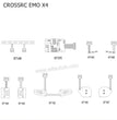 CROSSRC EMO X4 Parts Body Assembly CS-97401287-4