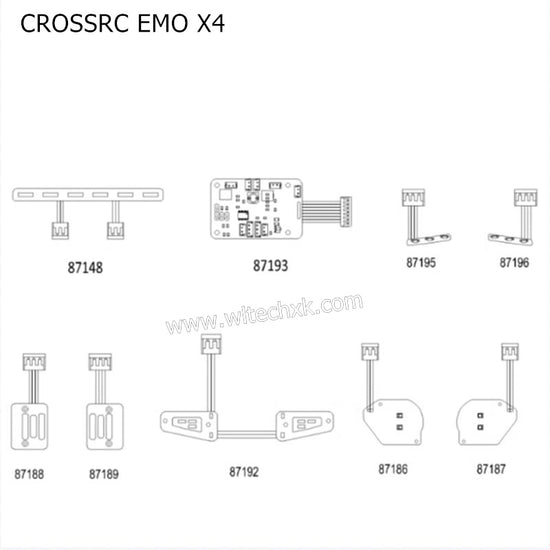 CROSSRC EMO X4 Parts Body Assembly CS-97401287-4