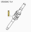 CROSSRC TL4 Parts Front Axle CVD 95124 CS-97401354