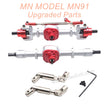 12-MNMODEL-D90-MN90-rc-car-Upgrade-Parts-Front and-Rear-Axle-Assembly-and-Transmission-Shaft-Silver-1