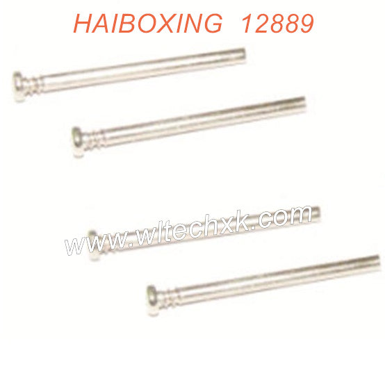 12020-HAIBOXING 12889 RC Car Parts Front Lower Suspension Hinge Pins 3.3X37mm