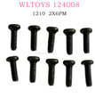 Original part of WLTOYS 124008 RC Car 1210 Phillips round head screw 2X6PM