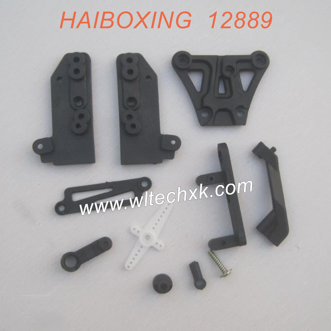 12702-HAIBOXING 12889 RC Car Parts Front Top Plate+Braces-1
