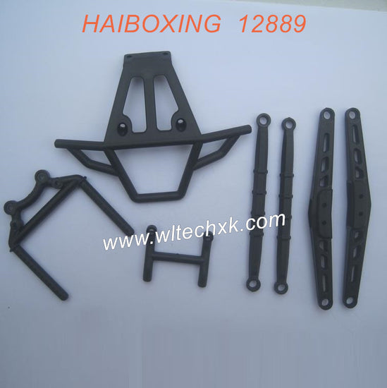 12703-HAIBOXING 12889 RC Car Parts Front Bumer+ Body Posts-2