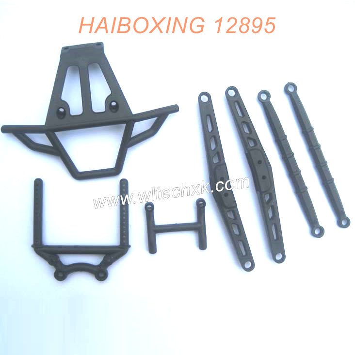 12703-HAIBOXING 12895 RC Car Parts Front Bumer+ Body Posts-5