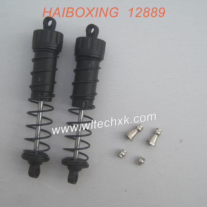12713-HAIBOXING 12889 RC Car Parts Oil Filled Shocks Rear-1