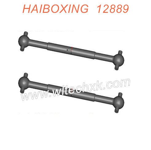 12724 HAIBOXING 12889 RC Truck Parts Centre Front Shafts