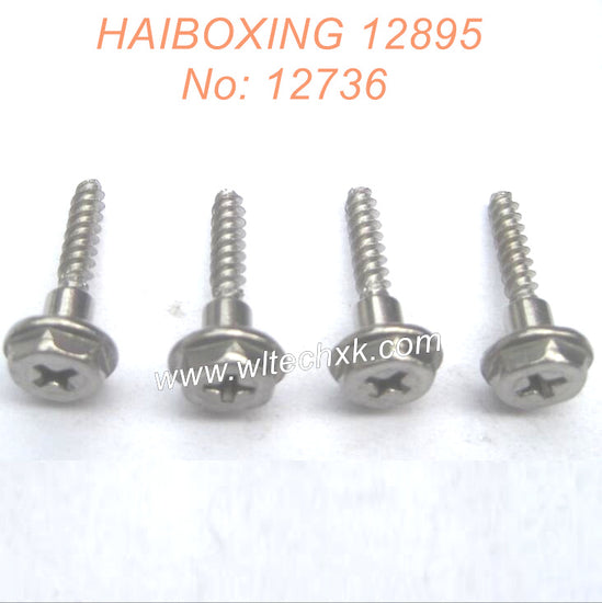 12736-HAIBOXING 12889 RC Car PartsWHEEL LOCK SCREWS-3