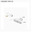 CROSSRC EMO X2 Parts Drive Shaft Nylon Parts CS-97401261