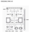 CROSSRC EMO X3 Parts Body Fixing Bracket CS-952336