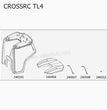 CROSSRC TL4 Parts Upper Cab (white) 240101 CS-97401379