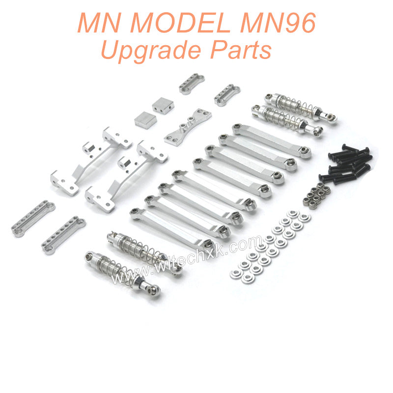 13-MN-MODEL-MN96-Upgrade-Parts-Connect-Rod-and-Shocks-Silver-1