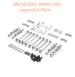 13-MNMODEL-MN90-D90-rc-car-Upgrade-Parts-Connect-Rod-and-Shocks-Silver