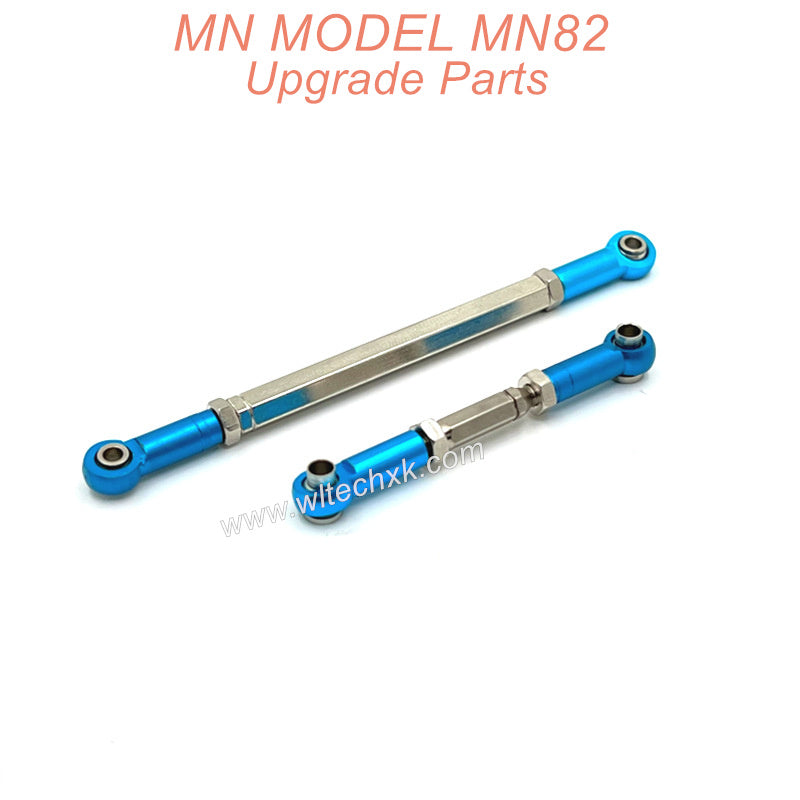 13-MN MODEL MN82 LC79 MN78 RC CAR Upgrade Parts Connect Rods Blue