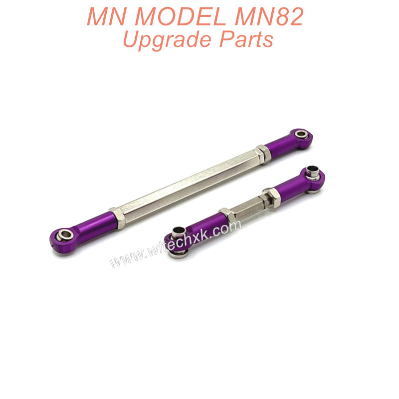 13-MN MODEL MN82 LC79 MN78 RC CAR Upgrade Parts Connect Rods Purple