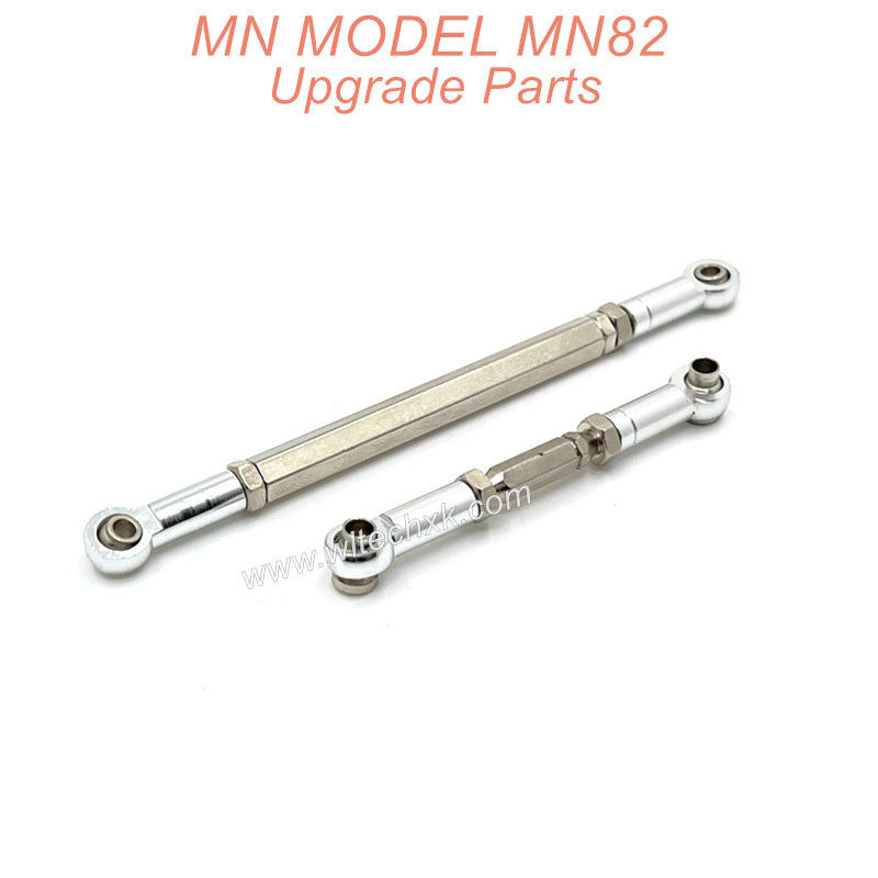 13-MN MODEL MN82 LC79 MN78 RC CAR Upgrade Parts Connect Rods Silver