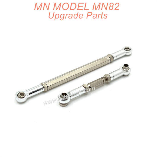 13-MN MODEL MN82 LC79 MN78 RC CAR Upgrade Parts Connect Rods Silver