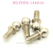 Original WLTOYS 144010 RC Car Parts 1337 Ball head screw 4.9X13.6