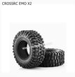 CROSSRC EMO X2 Parts 2.6 Inch Climbing Car Tire Skin-1