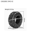 CROSSRC EMO X2 Parts 2.6 Inch Climbing Car Tire Skin-2