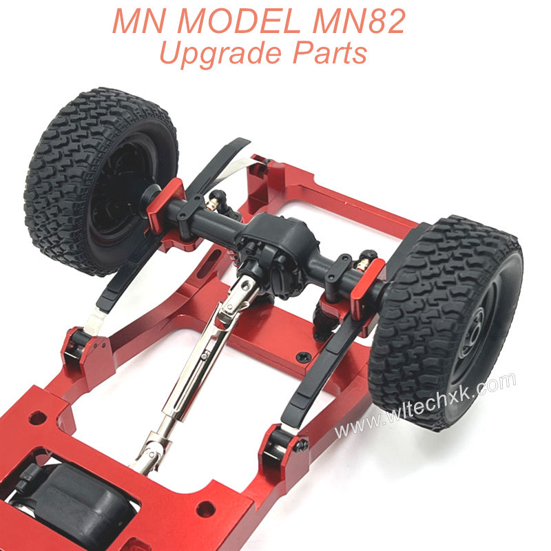 14-MN MODEL MN82 LC79 MN78 Upgrade Parts Rear axle spring plate fixing parts Effect picture