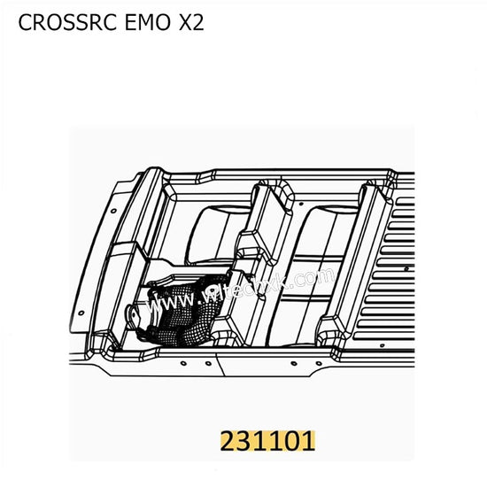 CROSSRC EMO X2 Parts Interior Kit (transparent) 231101 CS-97401187