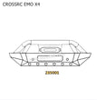 CROSSRC EMO X4 Parts Front Bar and Light Housing CS-97401267