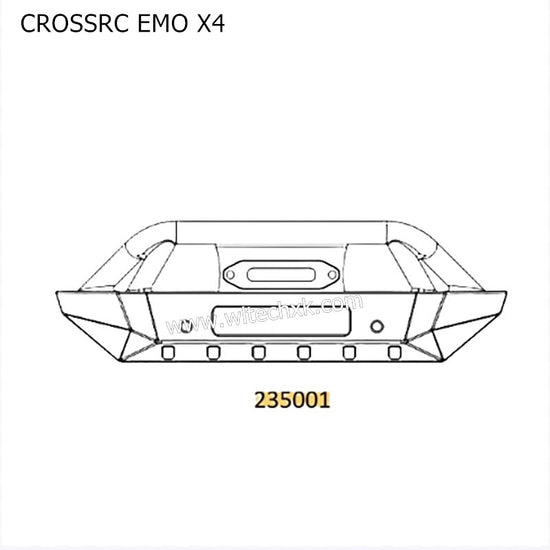CROSSRC EMO X4 Parts Front Bar and Light Housing CS-97401267