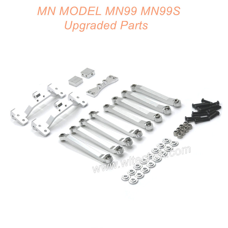 15-MN-MODEL-MN99-MN99S-Upgrades-Parts-Connect-Rod-and-Connect-Rod-seat-Silver-1