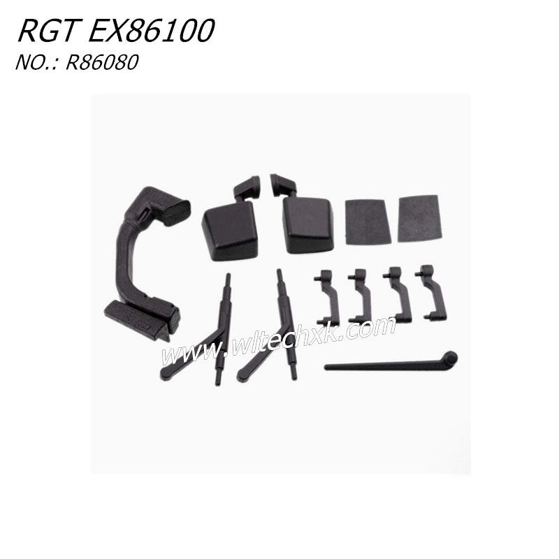 RGT EX86100 RC CAR Parts Wading Throat Reflector Accessories R86080 