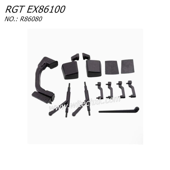 RGT EX86100 RC CAR Parts Wading Throat Reflector Accessories R86080 