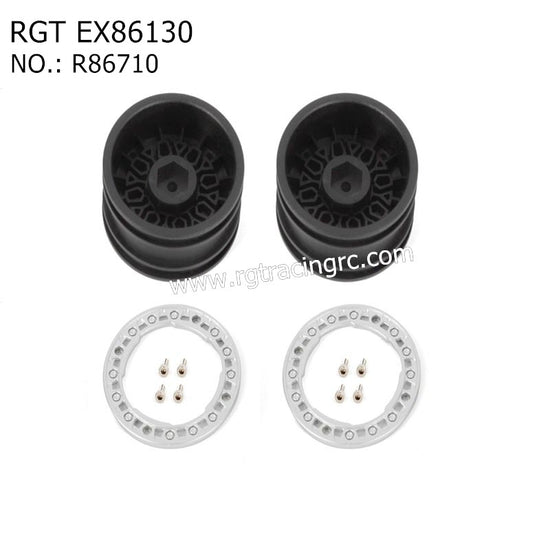 RGT EX86130 Original Parts Wheel Rim(Matte Silver) R86710