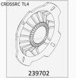 CROSSRC TL4 Parts Rear Wheel Hub Cover 239702 CS-97401383