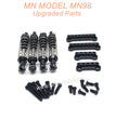 16-MN-MODEL-MN98-D98-Upgrades-Parts-Metal-Shock-and-Shock-Seat-Black